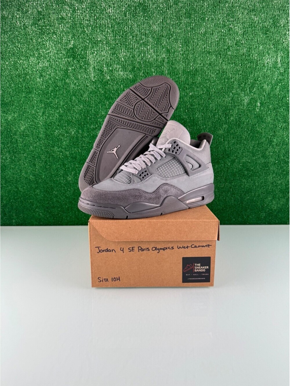 Size 10 - Air Jordan 4 Retro SE Wet Cement